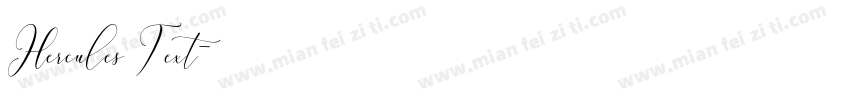Hercules Text字体转换